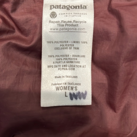 Patagonia long sleeve button & zip long  flared sleeve jacket soft & fuzzy L tan - Picture 8 of 13